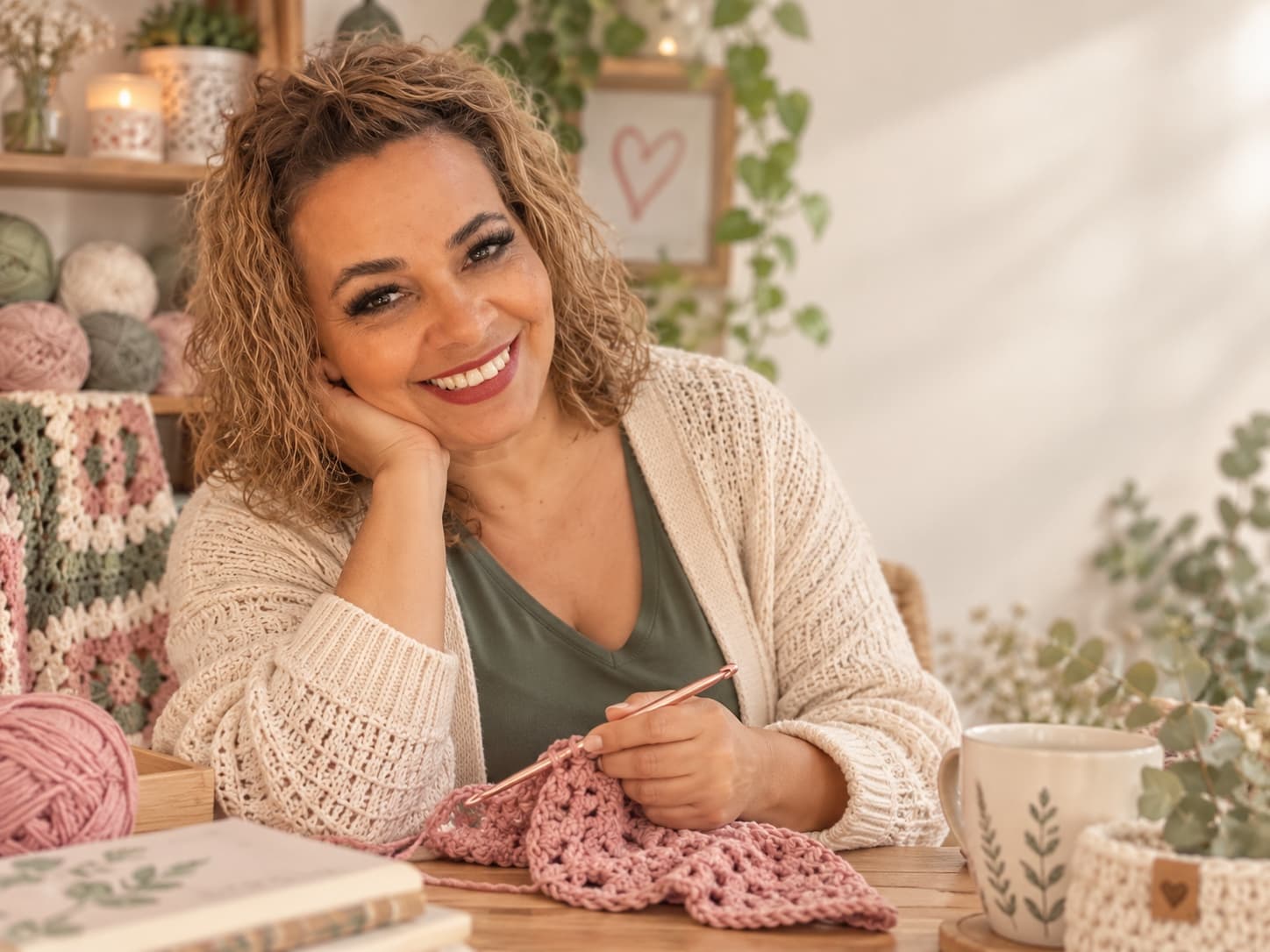Mheji y su trabajo en crochet